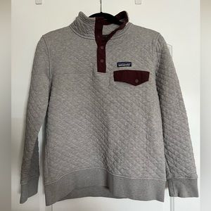 Patagonia Cotton Quilt Snap-T Pullover - size small